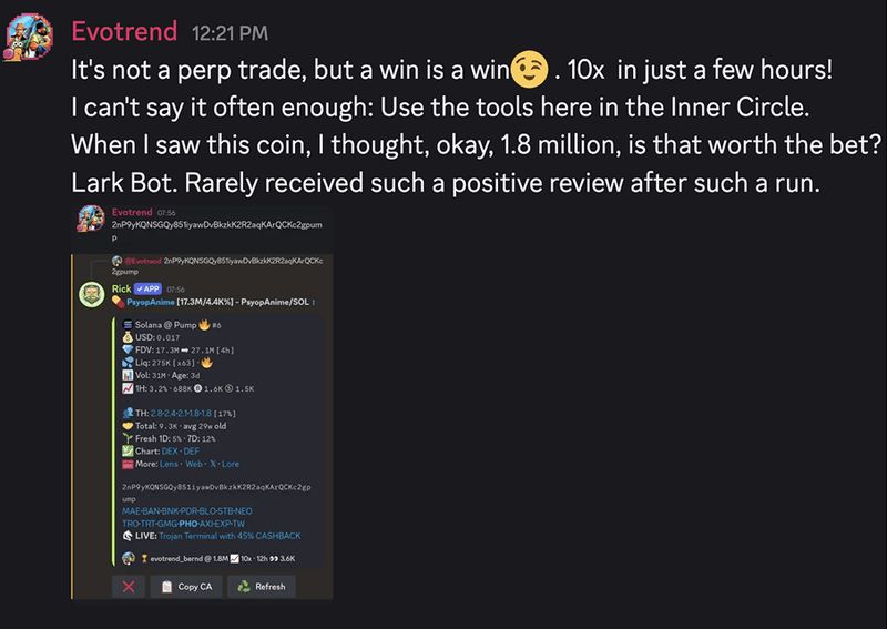 Community member testimonial